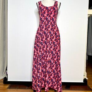 Pact Fit & Flare Open Back Maxi Dress - Size Medium